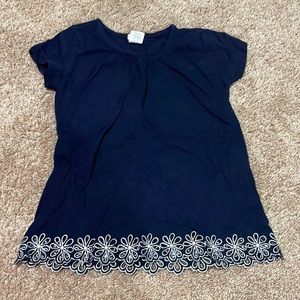 blue floral top